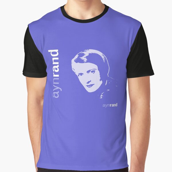 Artikel-Vorschau von Klassisches Poster von Ayn Rand (Indigo), designt und verkauft von CMYKStudio.