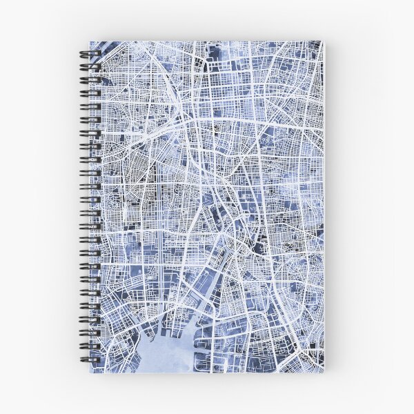 Item preview, Nagoya Japan City Map designed and sold by ArtPrints.