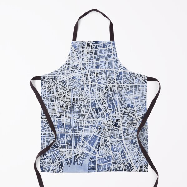 Item preview, Nagoya Japan City Map designed and sold by ArtPrints.