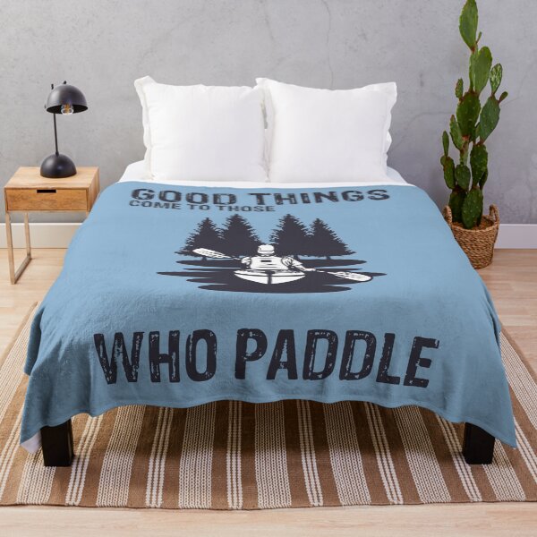 Item preview, Funny Kayaking Canoeing Good Things Happen To Those Who Paddle designed and sold by Outdoorsy World.
