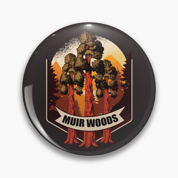 Item preview, Muir Woods National Park California Retro Art designed and sold by MrEddie10.