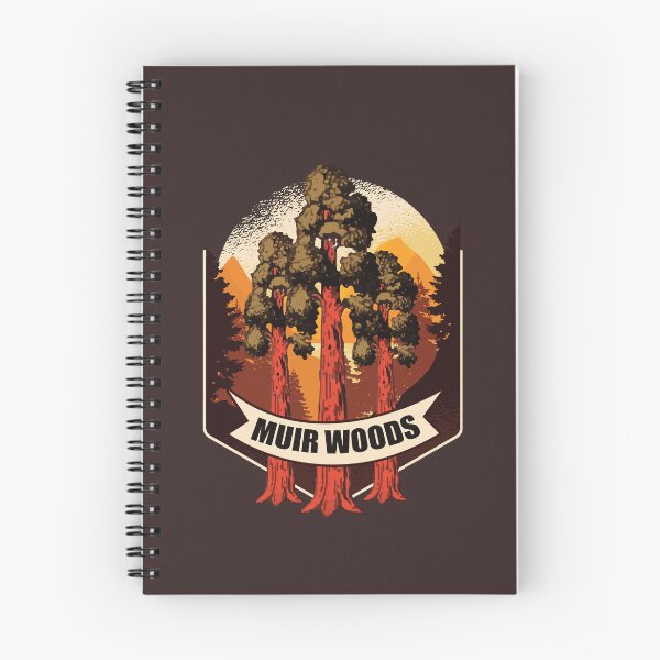 Item preview, Muir Woods National Park California Retro Art designed and sold by MrEddie10.