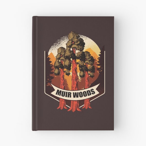 Item preview, Muir Woods National Park California Retro Art designed and sold by MrEddie10.