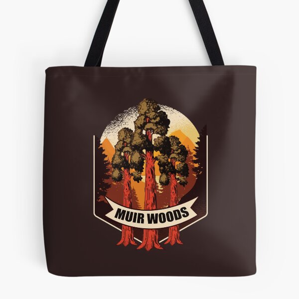 Item preview, Muir Woods National Park California Retro Art designed and sold by MrEddie10.