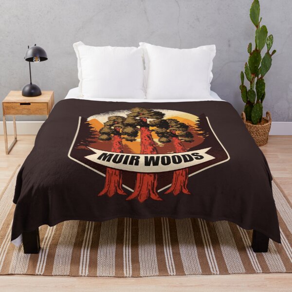 Item preview, Muir Woods National Park California Retro Art designed and sold by MrEddie10.