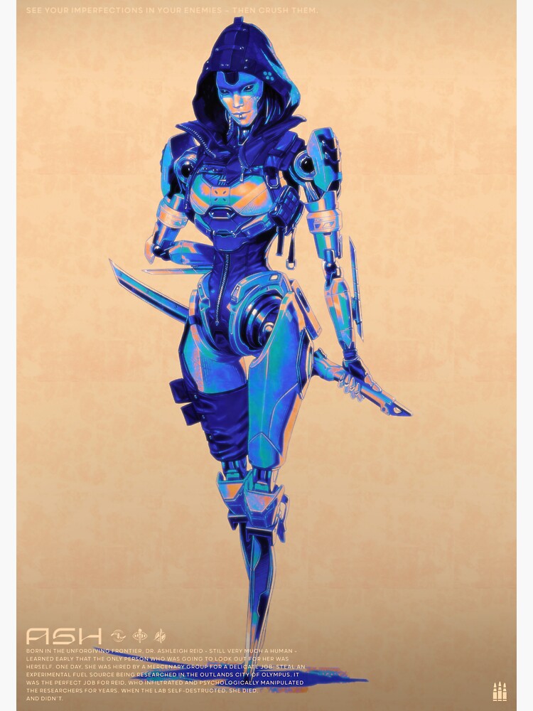 "Ash Artwork + Quote + Bio High Quality " Sticker by Leukoph Redbubble