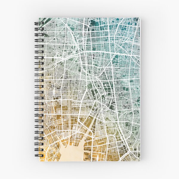 Item preview, Nagoya Japan City Map designed and sold by ArtPrints.