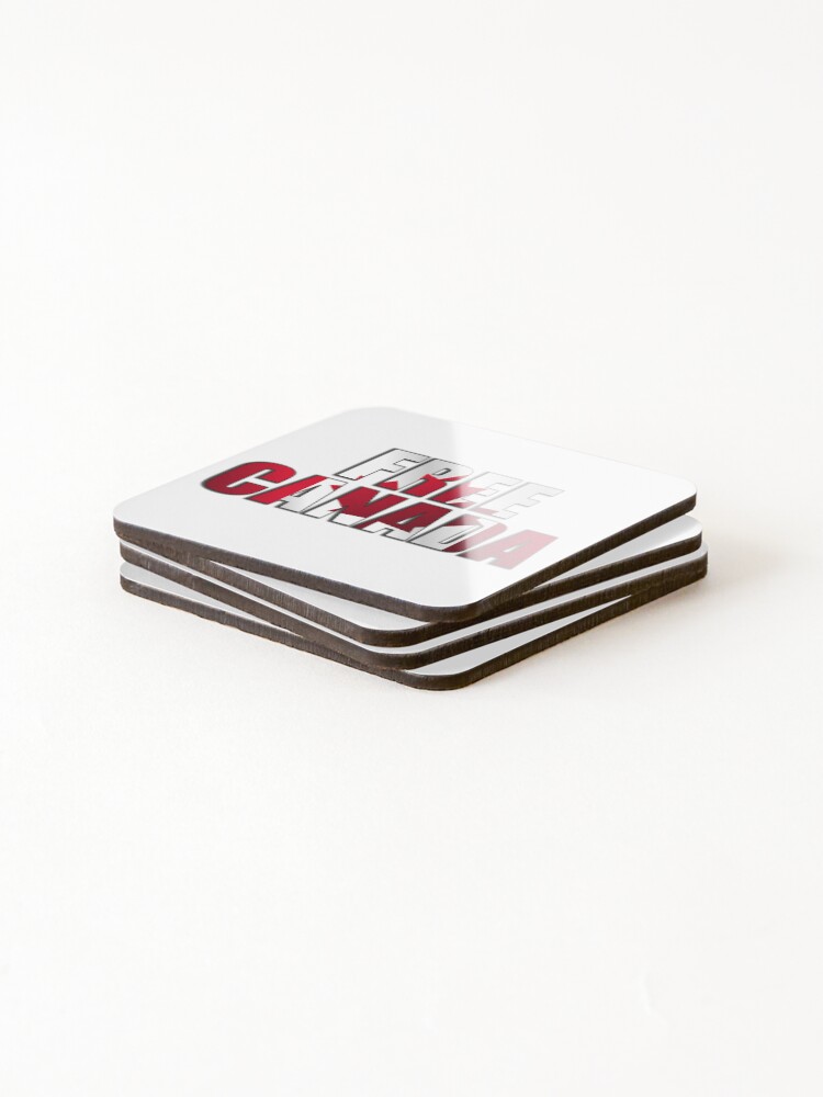Thumbnail 4 of 5, Coasters (Set of 4), Free Canada designed and sold by RickyBarnard.