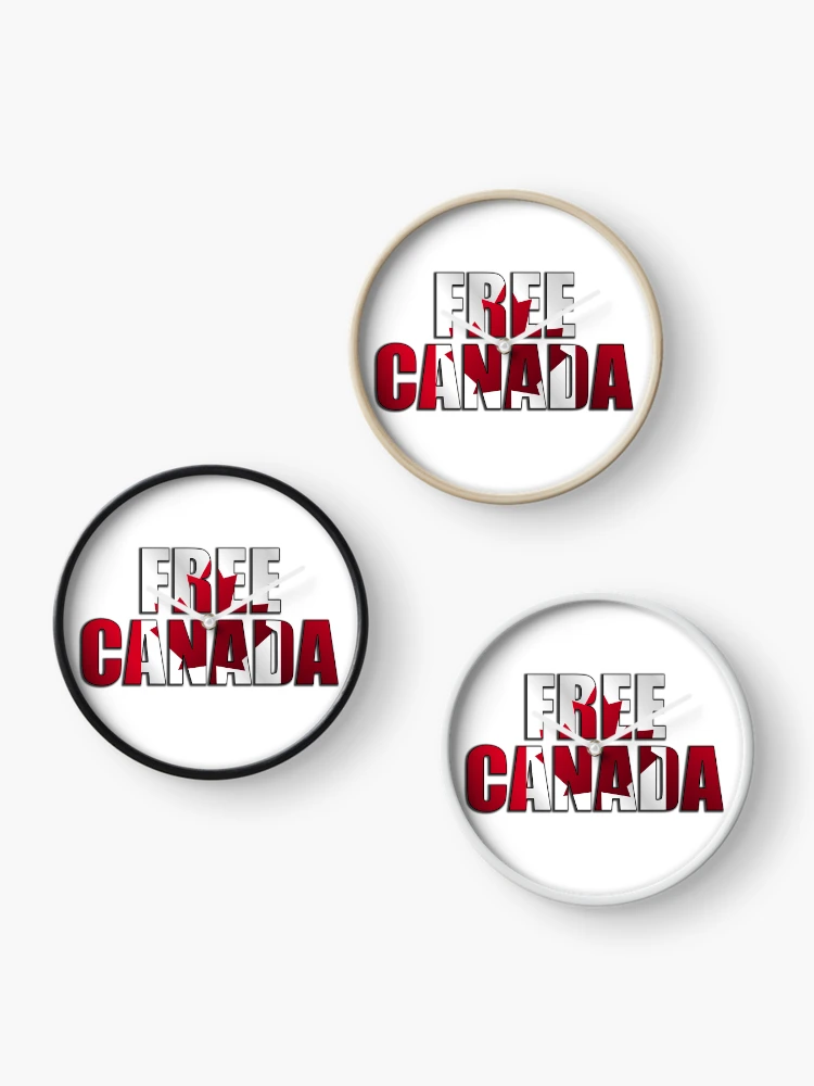 Thumbnail 3 of 4, Clock, Free Canada designed and sold by RickyBarnard.