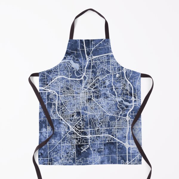 Item preview, Ann Arbor Michigan City Street Map designed and sold by ArtPrints.
