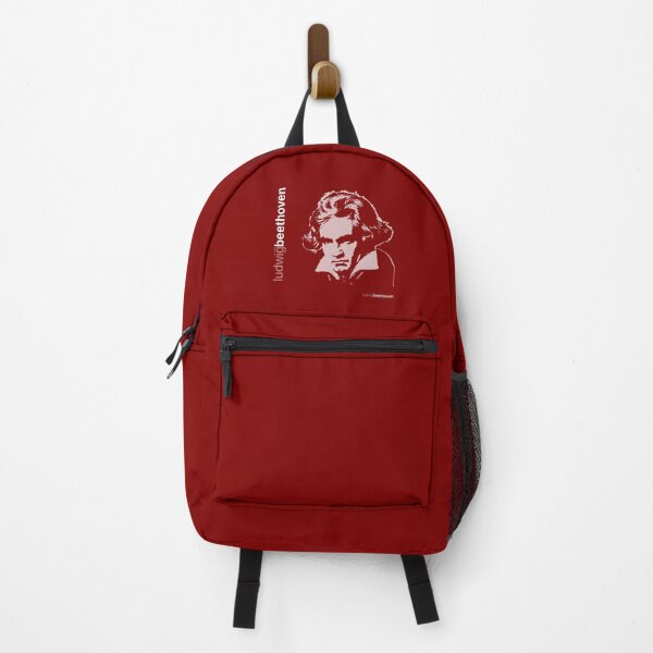 Item preview, Classic Ludwig van Beethoven  poster (red) designed and sold by CMYKStudio.