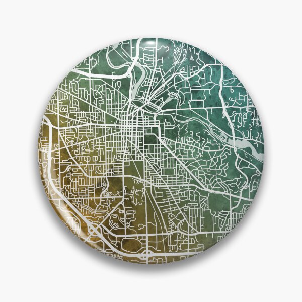 Item preview, Ann Arbor Michigan City Street Map designed and sold by ArtPrints.