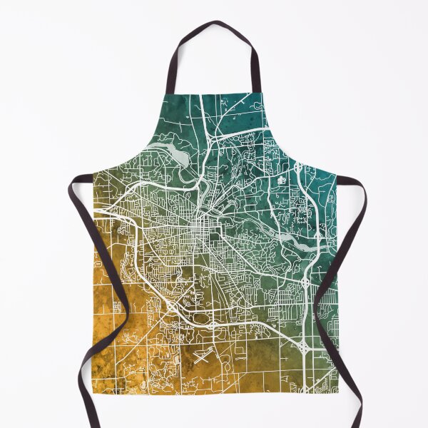Item preview, Ann Arbor Michigan City Street Map designed and sold by ArtPrints.