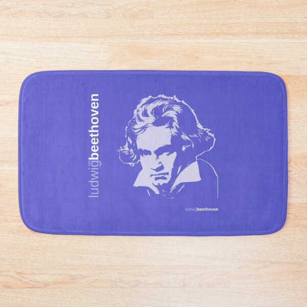 Item preview, Classic Ludwig van Beethoven  poster (indigo) designed and sold by CMYKStudio.