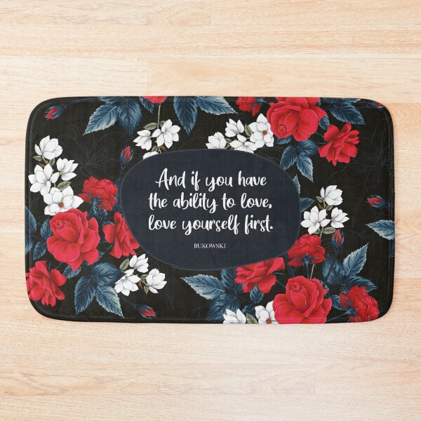 Item preview, And if you have the ability to love, love yourself first. - Bukowski designed and sold by StudioCitrine.