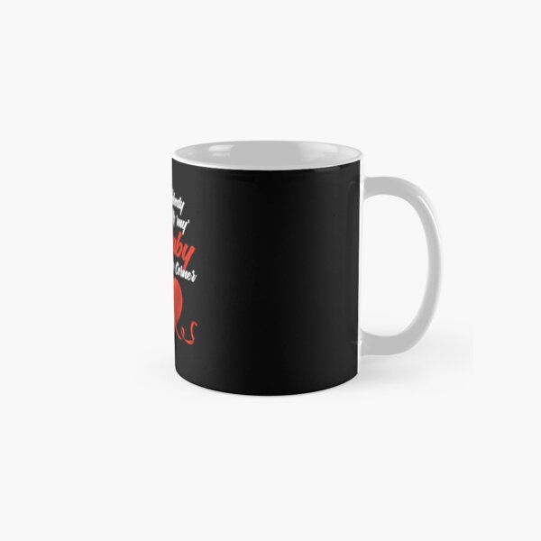Item preview, Nobody Puts ‘My’ Baby in the Corner! (Red on Black) designed and sold by PawsitiveMum.