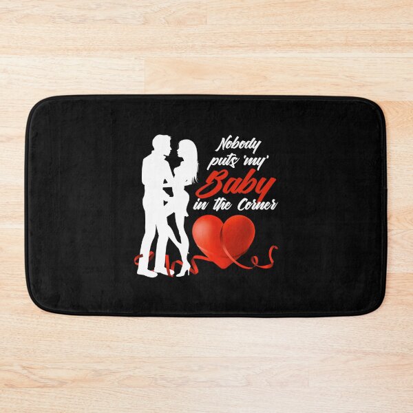 Item preview, Nobody Puts ‘My’ Baby in the Corner! (Red on Black) designed and sold by PawsitiveMum.