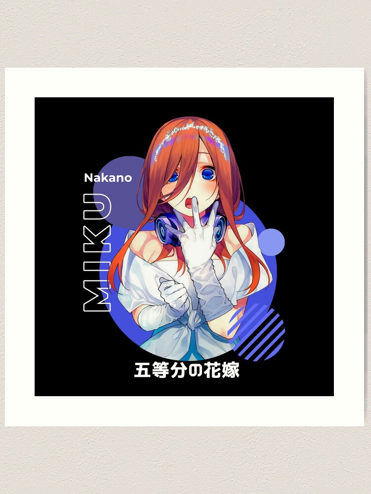 Itsuki nakano - 5 Toubun No Hanayome Art Board Print for Sale by ShopEma