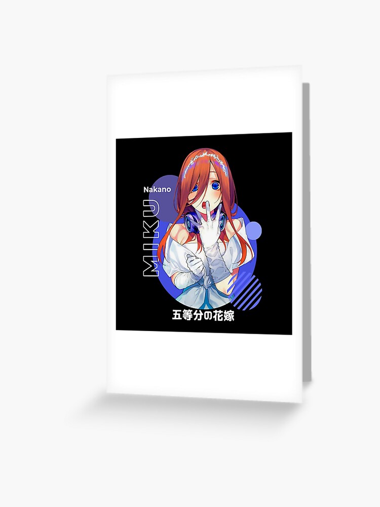 Miku nakano - 5 toubun no hanayome Art Print for Sale by ice-man7