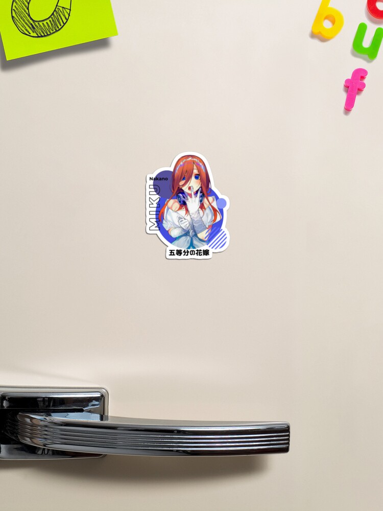 Miku nakano - 5 toubun no hanayome Sticker for Sale by ice-man7