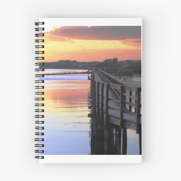 Item preview, Sunrise over Urunga NSW Australia designed and sold by cs-cookie.