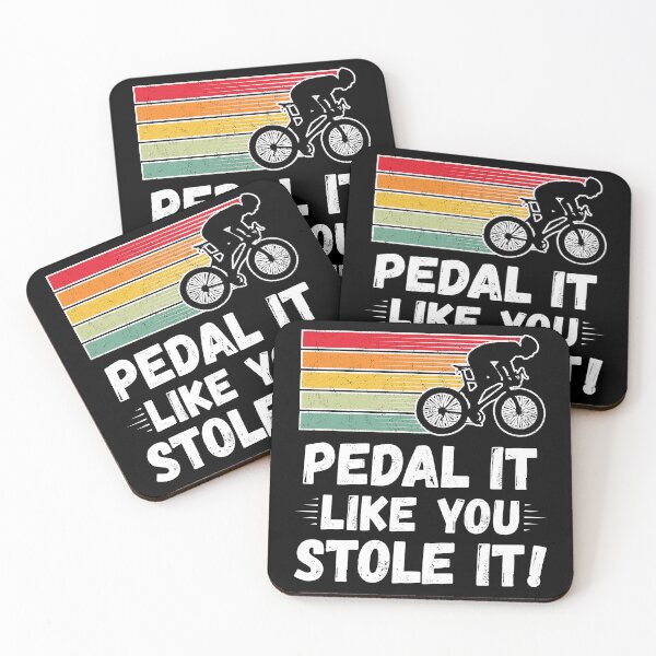 Item preview, Pedal it like you stole it! Distressed look vintage sunset design designed and sold by robimerch.