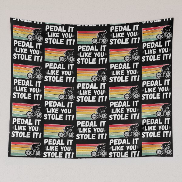 Item preview, Pedal it like you stole it! Distressed look vintage sunset design designed and sold by robimerch.