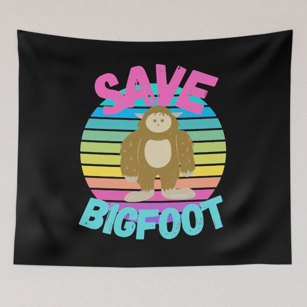 Item preview, Multicoloured Save Bigfoot designed and sold by LukjanovArt.