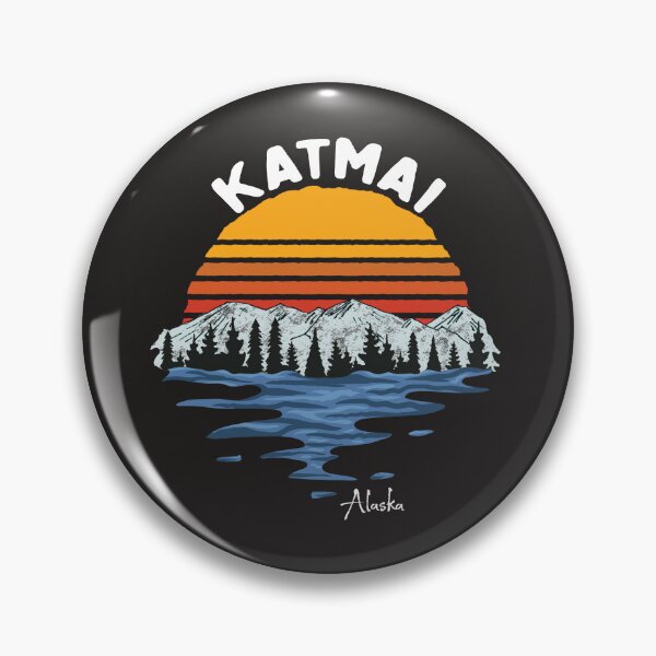 Item preview, Katmai Alaska National Park Vintage Art designed and sold by MrEddie10.