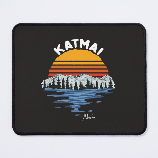 Item preview, Katmai Alaska National Park Vintage Art designed and sold by MrEddie10.