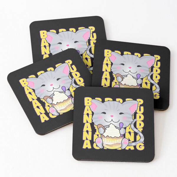 Item preview, Kawaii Cat Banana Pudding Teen Girls designed and sold by OliviaGbyKyro.