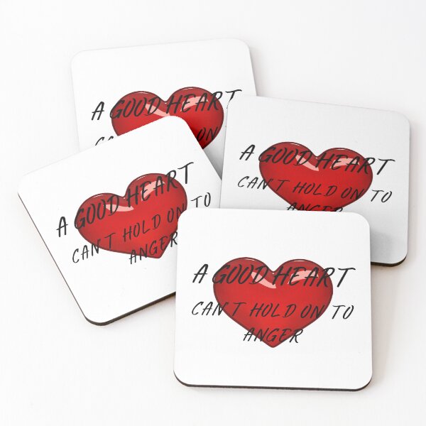 Item preview, Good Heart Can’t Hold On To Anger-White Background  designed and sold by Trendi61.