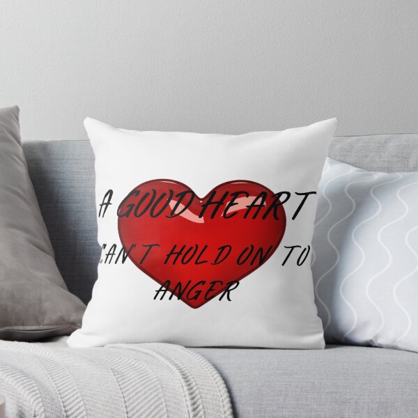 Item preview, Good Heart Can’t Hold On To Anger-White Background  designed and sold by Trendi61.