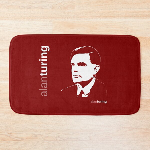 Item preview, Classic Alan Turing poster (red) designed and sold by CMYKStudio.