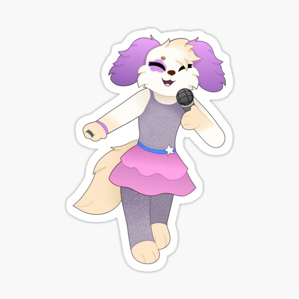 Piper the Cocker Spaniel Popstar Sticker