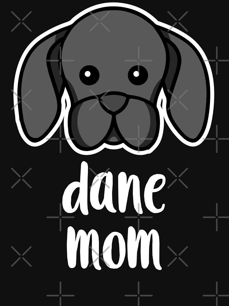 Thumbnail 3 of 3, Fitted Scoop T-Shirt, Dane Kawaii Great Dane Dog Owner  designed and sold by brandoseven.