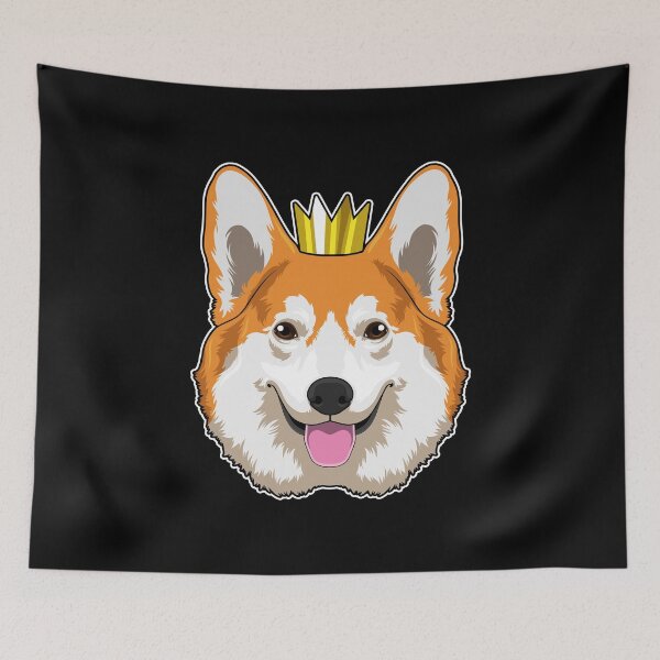 Item preview, Welsh Corgi with Crown designed and sold by Snabdesign84.