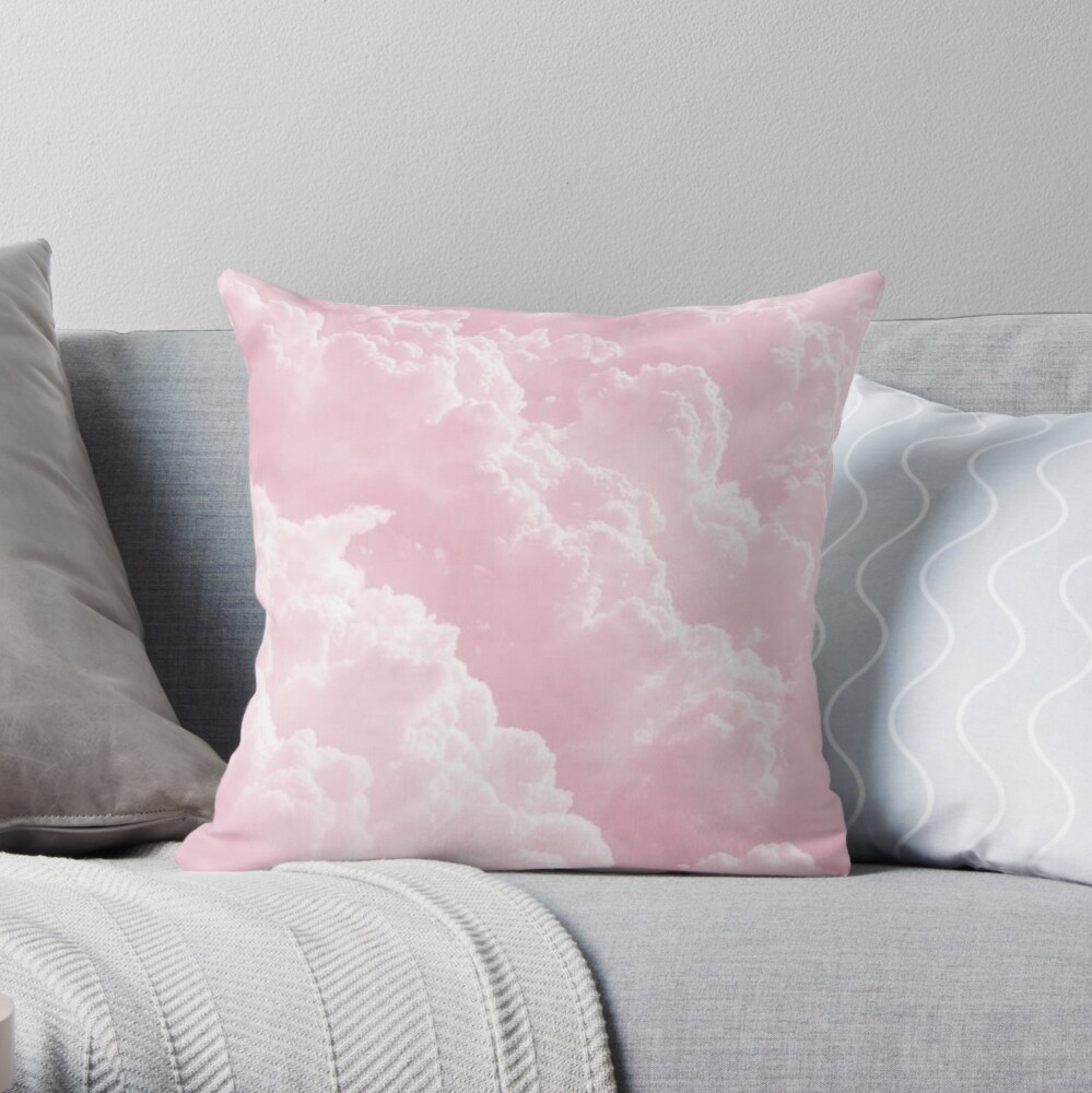 Pastel pink best sale throw pillows