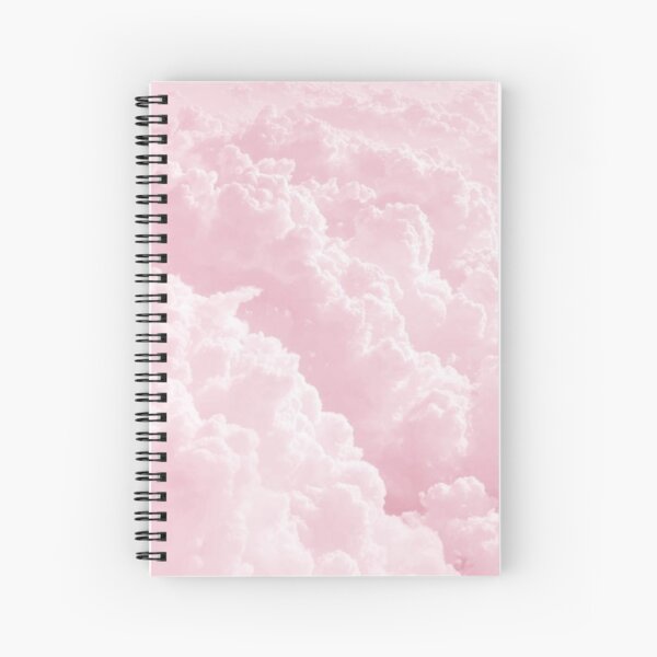 Nubes rosadas Cuaderno de espiral