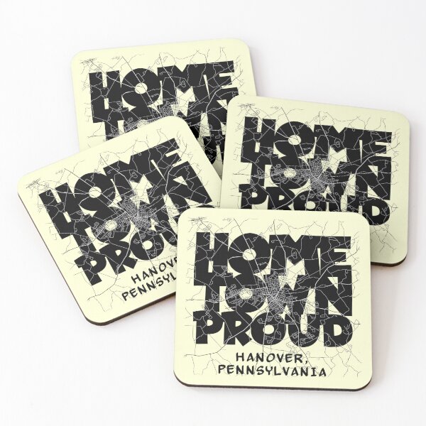 Item preview, Home Town Proud, Hanover, PA (BLACK) designed and sold by CRHPOD20.