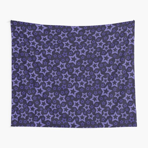 Purple Star Texture Tapestry