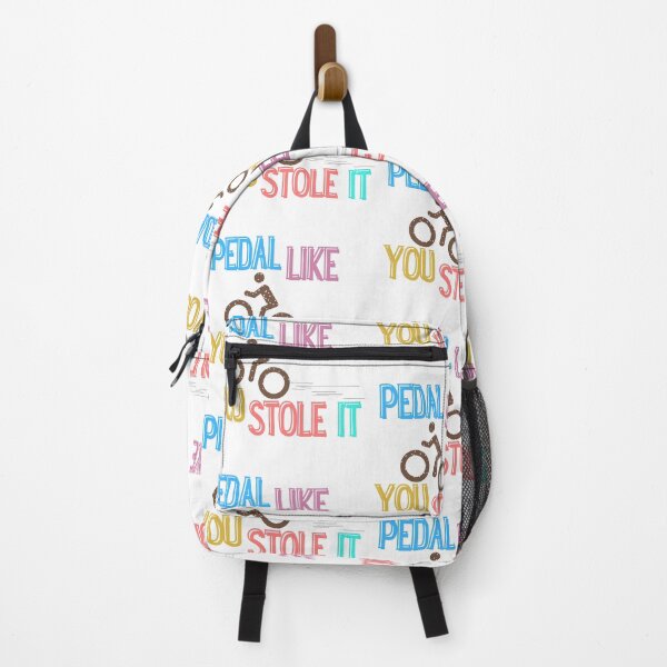 Item preview, Pedal like you stole it | cycling | bicycle | mountain biking designed and sold by Vicsdesignsart.
