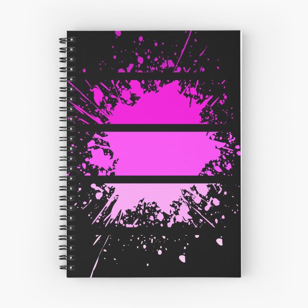 Item preview, Paint Splashes - neon pink - S14 designed and sold by AlfabetDesign.