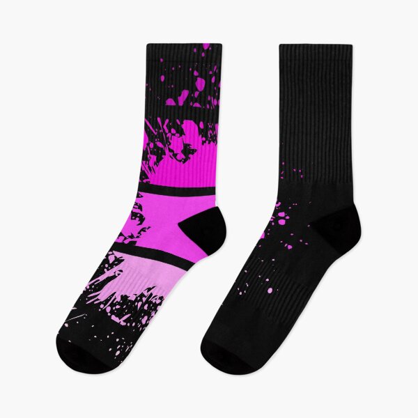 Item preview, Paint Splashes - neon pink - S14 designed and sold by AlfabetDesign.