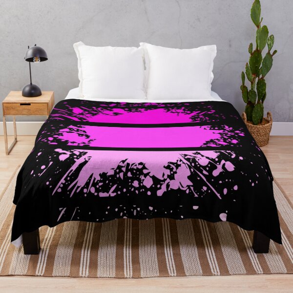 Item preview, Paint Splashes - neon pink - S14 designed and sold by AlfabetDesign.