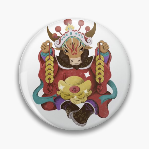 Item preview, Ox Chinese Zodiac Sign designed and sold by ArtOfStars.
