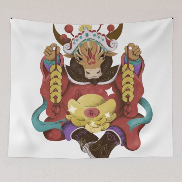 Item preview, Ox Chinese Zodiac Sign designed and sold by ArtOfStars.
