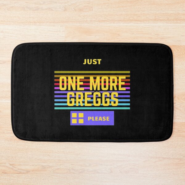 Item preview, Best seller Greggs logo with colorful lines   designed and sold by XopsAuthentic.