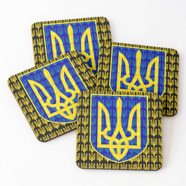 Item preview, Ukraine coat of arms Drapeau  designed and sold by Saif6X.