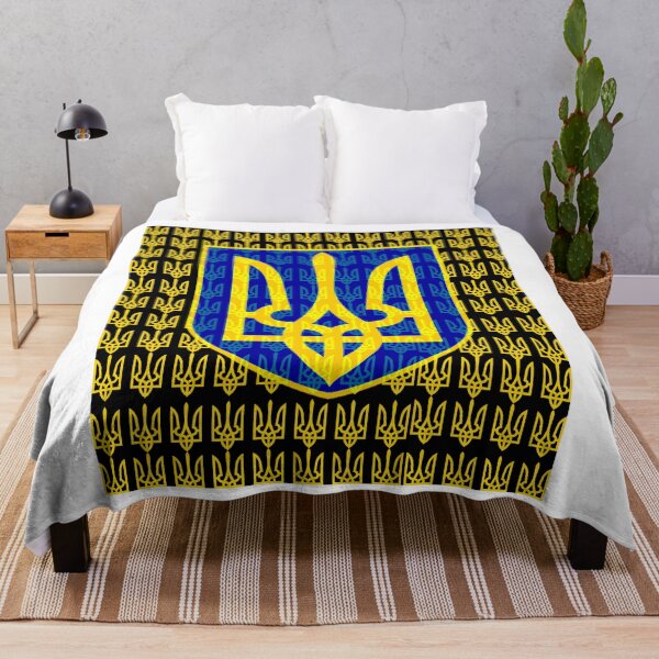 Item preview, Ukraine coat of arms Drapeau  designed and sold by Saif6X.